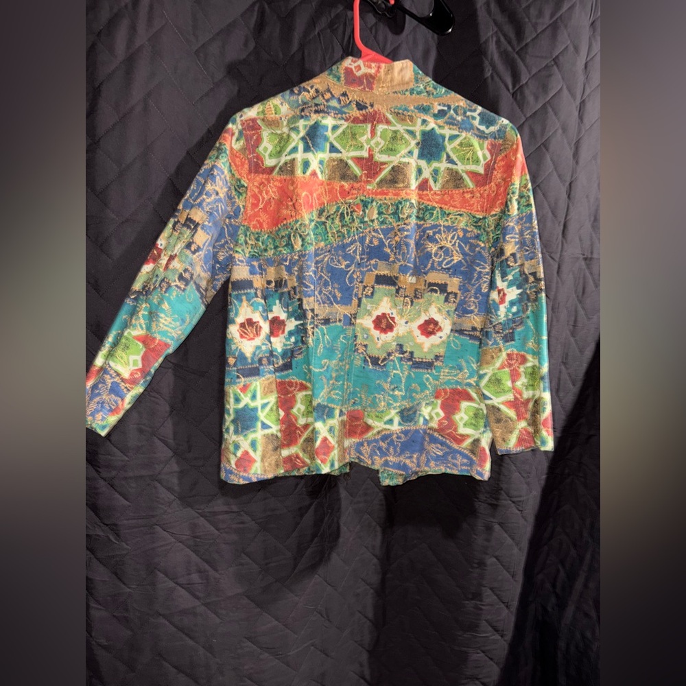 Chico's Multicolor Patterned Jacket - image 7